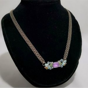 Sorrelli Triple Strand Heirloom Jeweled Choker Necklace